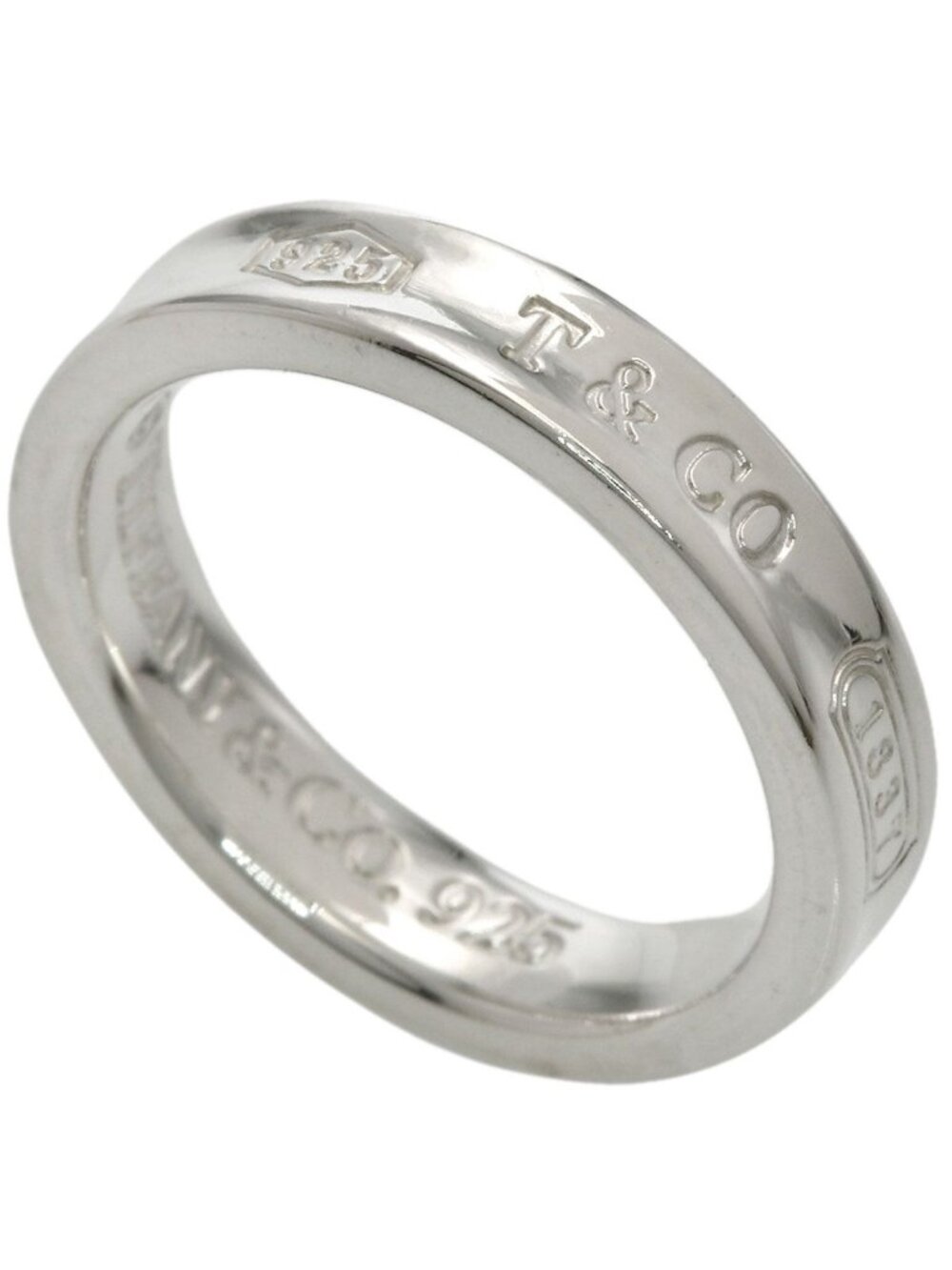 Tiffany & Co 1837 Narrow Ring Silver